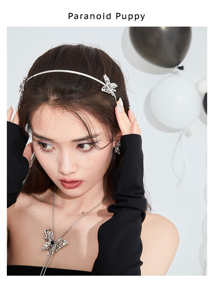 HEAVY METAL BUTTERFLY METAL HAIR ACCESSORIES -COCOON BREAK