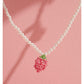 ONOBERRY HAND BEADED PEARL PETITE NECKLACE-VESCA