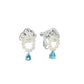 CLOUD SAPPHIRE PEARL ERRINGS- CLOUD COLLECTOR