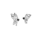 HEAVY METAL BUTTERFLY METAL EARRINGS-COCOON BREAK