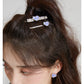 ICE CREAM HEART PEARL HAIR CLIPS-Very PeriI