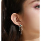 DELICATE FRINGED STAR EARRINGS -Kira