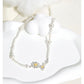 DAISY PEARL OPALS BEADS BIND NECKLACE-DAISY