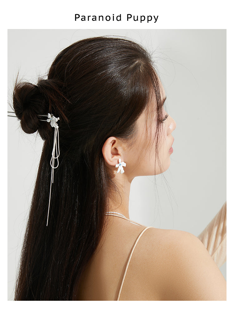 FLOWER TASSEL HAIRPIN HAIR ACCESSORIES——FREESIA