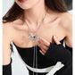 HEAVY METAL BUTTERFLY METAL NECKLACE-COCOON BREAK