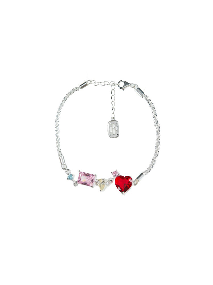 PUPPY LOVE COLOR STONE BRACELET-BLOOMING