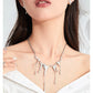 LIQUID LOVE MELTING MINORITY METAL NECKLACE-RIVER