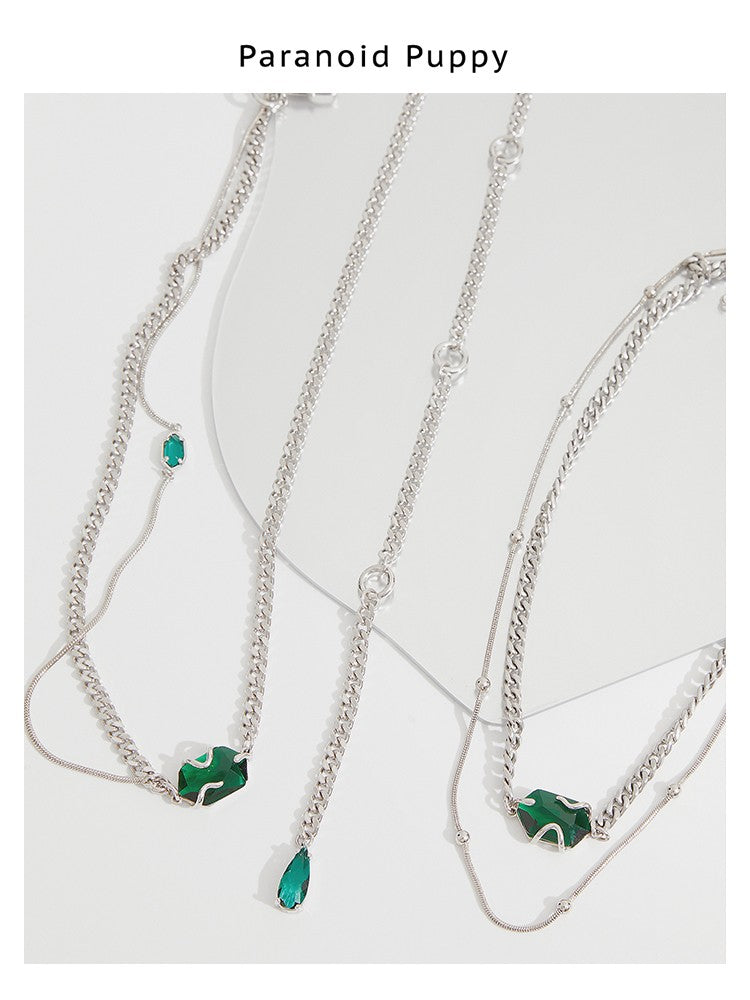 EMERALD ADJUSTABLE WAIST CHAIN-'SSS'