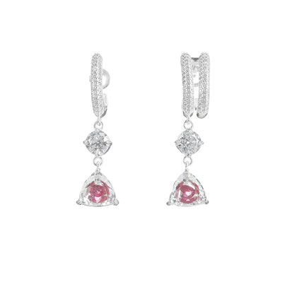 DOUBLE RED GEM EARRINGS - Freud