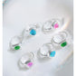 COLORED GLASS CANDY OPENING ADJUSTABLE RING-CANDY