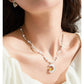 PINCTADA MAXIMA MOON WITH STAR NECKLACE-DAYBREAK