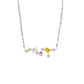 PUPPY LOVE COLOR STONE NECKLACE-BLOOMING