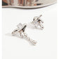 LIQUID LOVE MELTING MINORITY METAL EARRINGS-RIVER