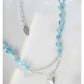 MINT GREEEN OPAL HEART NECKLACE-MINT