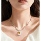 PINCTADA MAXIMA MOON WITH STAR NECKLACE-DAYBREAK