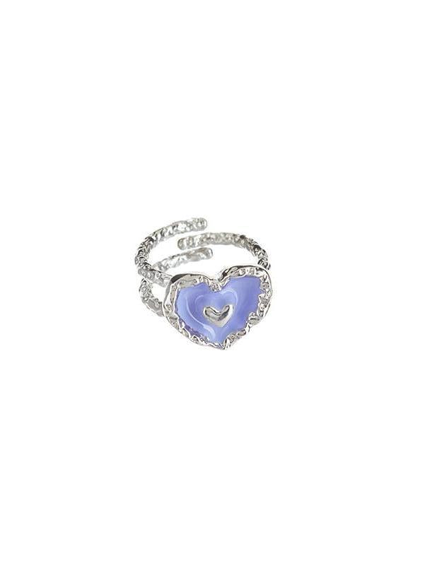 ICE CREAM HEART PEARL RING-Very PeriI