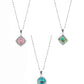 COLORED GLASS CANDY NECKLACE-CANDY