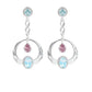 SWAN LAKE PRINCESS GEMSTONE EARRINGS-SWANLAKE