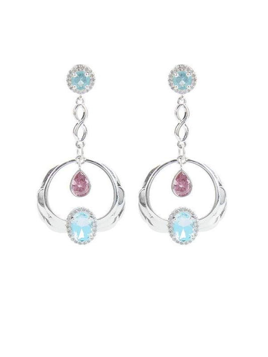 SWAN LAKE PRINCESS GEMSTONE EARRINGS-SWANLAKE