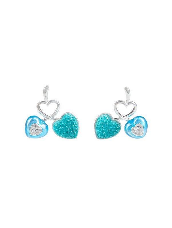 SODA CHERRY Y2K SWEET AND COOL LOVE EARRINGS-SODA CHERRY